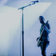 AJR bassist Adam Met playing a show on the band's 2021 OK Orchestra concert tour